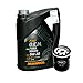 Produktbild ECD Germany 5L 5W30 Mannol 7707 O.E.M. Motoröl + Ölfilter Motorölfilter Filter Höhe: 93mm
