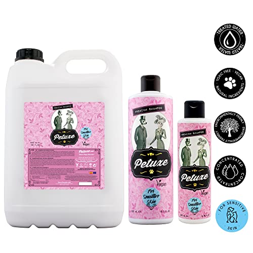 Petuxe Shampoo für Hunde und Haustiere, vegan, für empfindliche Haut – Bild 3