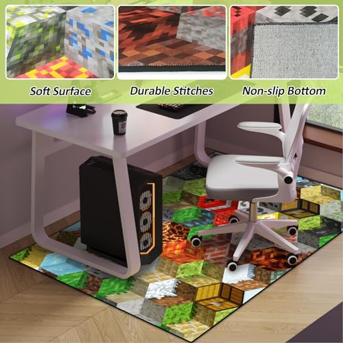 Tapete Decorativo Pixel Game 3'4" x 5' DRVAKO miniatura 4
