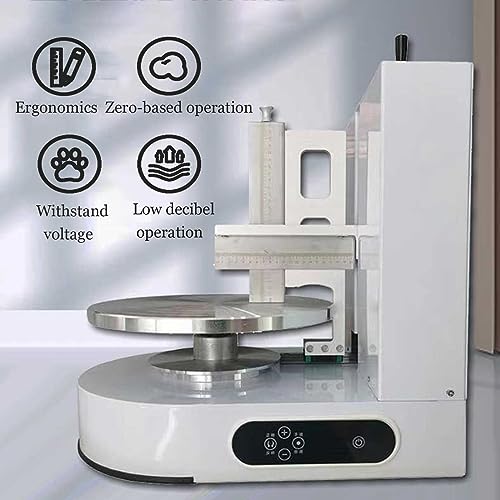 Máquina eléctrica para glaseado de Pasteles, esparcidora de Crema - Máquina automática para Cubrir y Alisar Pasteles de cumpleaños, para una fácil aplicación de Crema y decoración de pastele