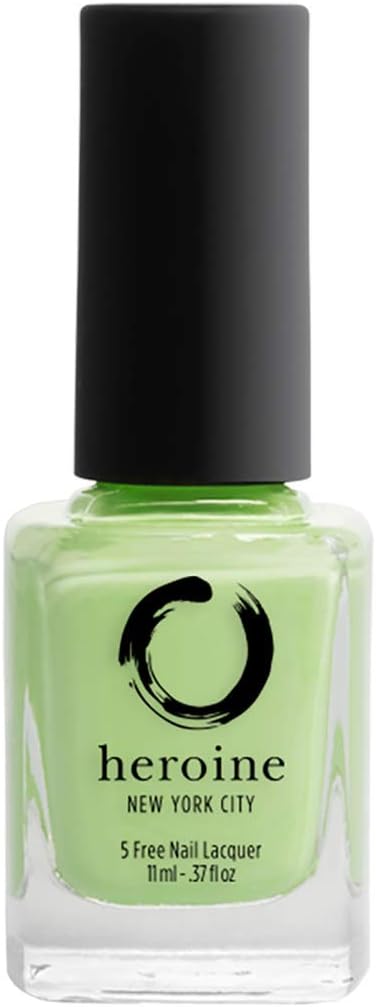 e.nyc neon green creme nail polish - Cruelty-Free, Vegan and Non-Toxic (9-free) Formula - .37 fl. oz. (11 ml) - neon green, 1 bottle - SUBLIME