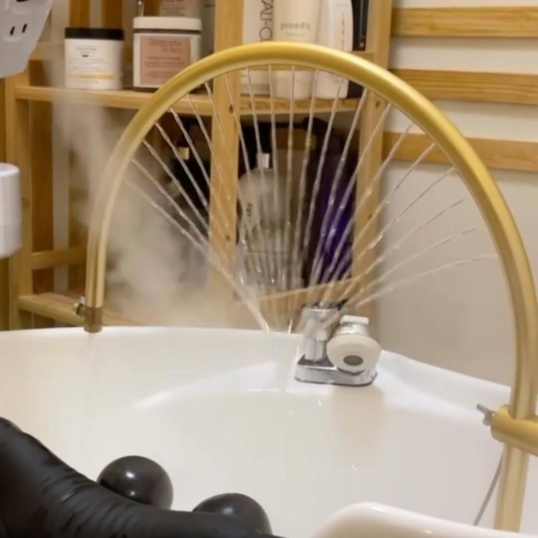 Umywalka Spa, Szampon, Miska Do Mycia, Salon Fryzjerski, Pielęgnacja Skóry Głowy, Wodospad, Regulowany, Rama Krążenia Do Leczenia Spa Głową, Szampon Pod Prysznic, Akcesoria Do łóżka