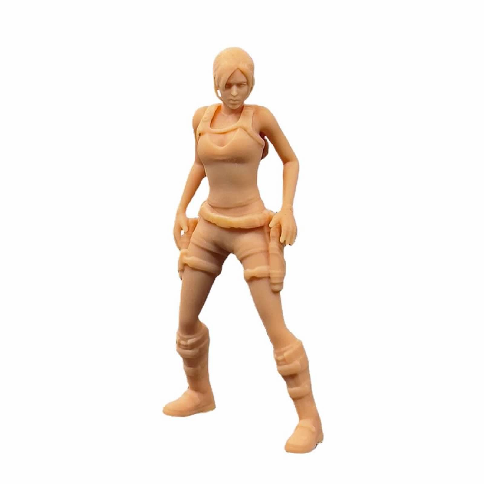 Amazon.co.jp: ZEDACAKAI 1/43 フィギュア美人銃撃戦アニメ車庫セット 