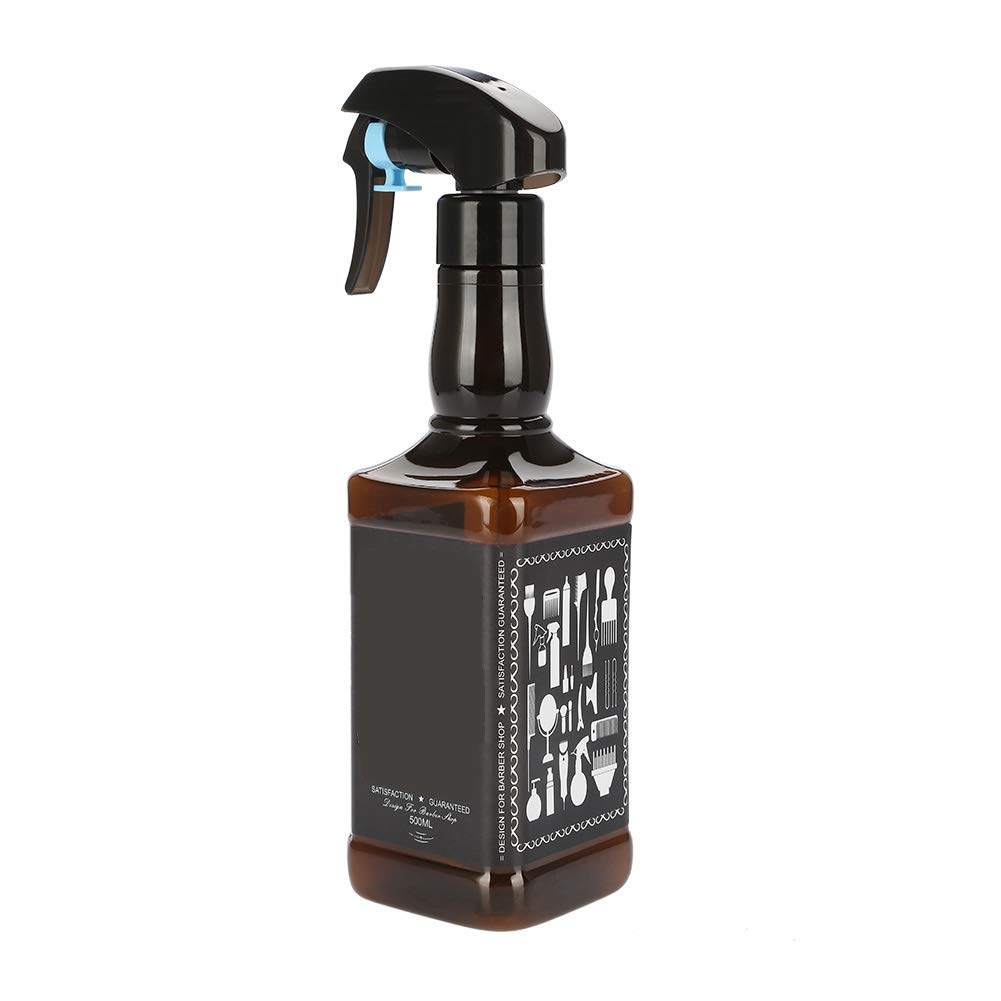 Butelka z rozpylaczem do fryzury, 500 ml plastikowa butelka z rozpylaczem fryzjerskim Salon fryzjerski Narzędzia do włosów Rozpylacz wody (brązowy)