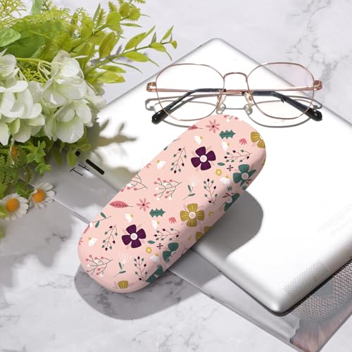 Image of Glasses Case Hard Shell,Portable Protective Eyeglasses Case, Eyeglass Holder Box with Cleaning Cloth, for men women