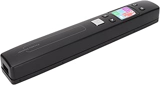 Portable Document Scanner,Office Home A4 Size Document Scanner JPEG PDF Format,Color Mode Document Scanner for Photo Script Document(Black)