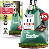 TreeBag Wassersack für Bäume 10 x 75L – UV-stabiler Baumbewässerungssack aus PVC – Effektiver Bewässerungssack Baum für Garten & Stadtgrün