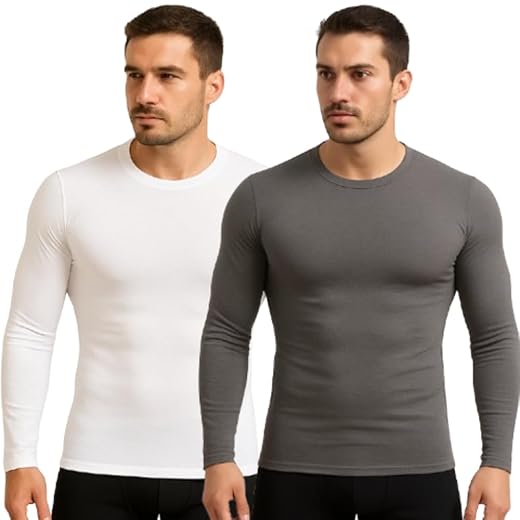 Kit 2 Blusa Segunda Pele Masculina Proteção UV Manga Comprida Fitness Treino Academia