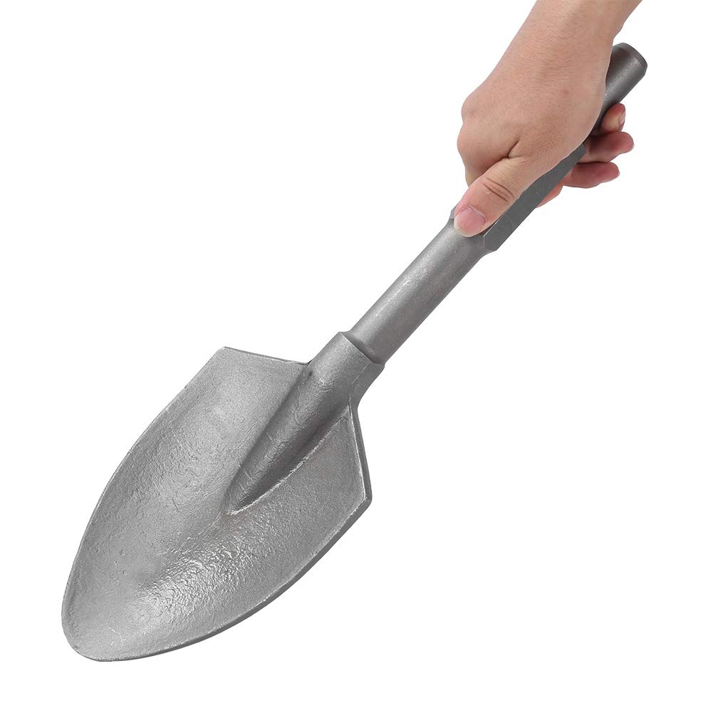 Greensen Scalpello per vanga in argilla per martelli demolitori Scalpello in acciaio legato con codolo esagonale 1-1/8 pollici con scatola in plastica per martello demolitore elettrico