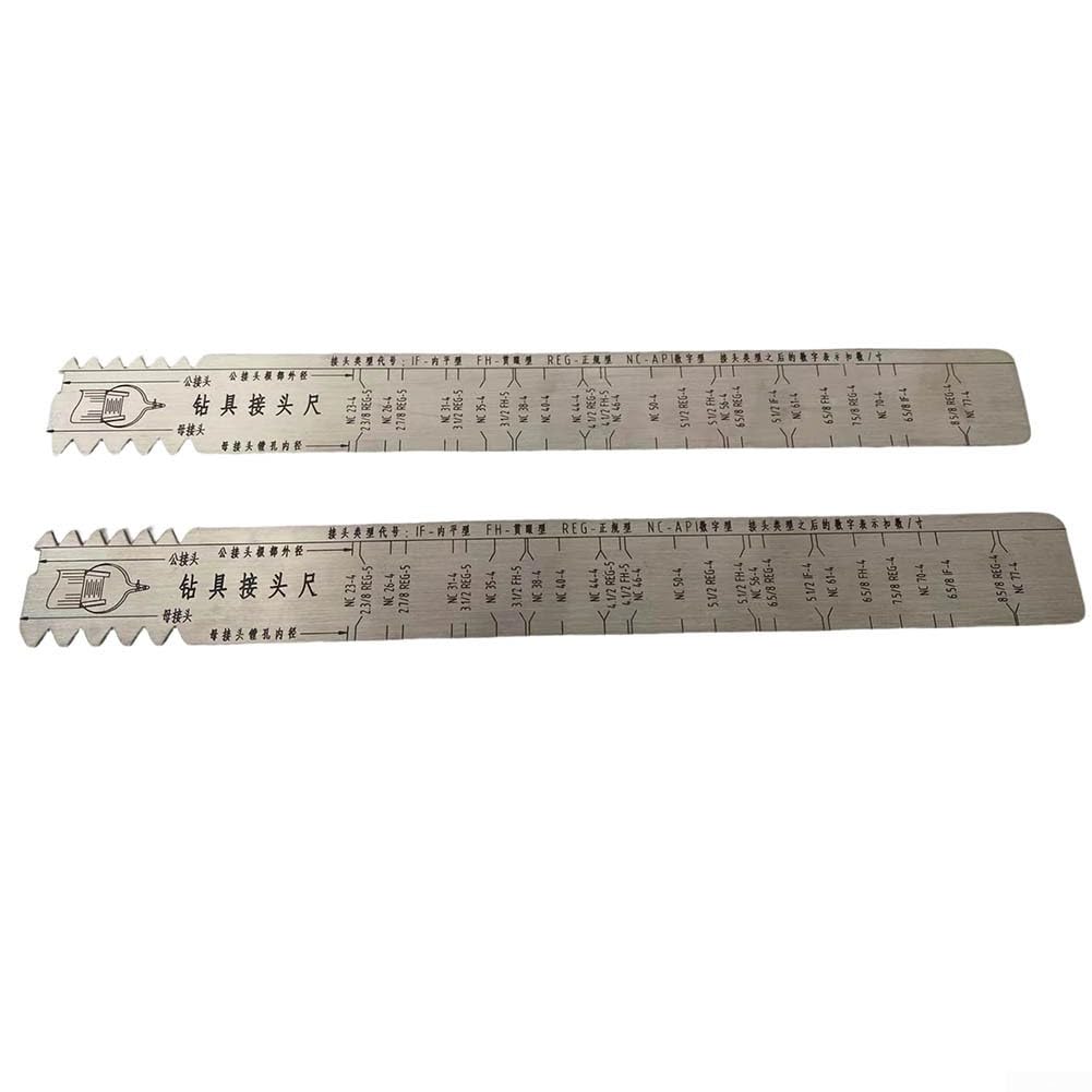Calibre de perforación de acero inoxidable NC/REG/IF/FH 15 cm de precisión