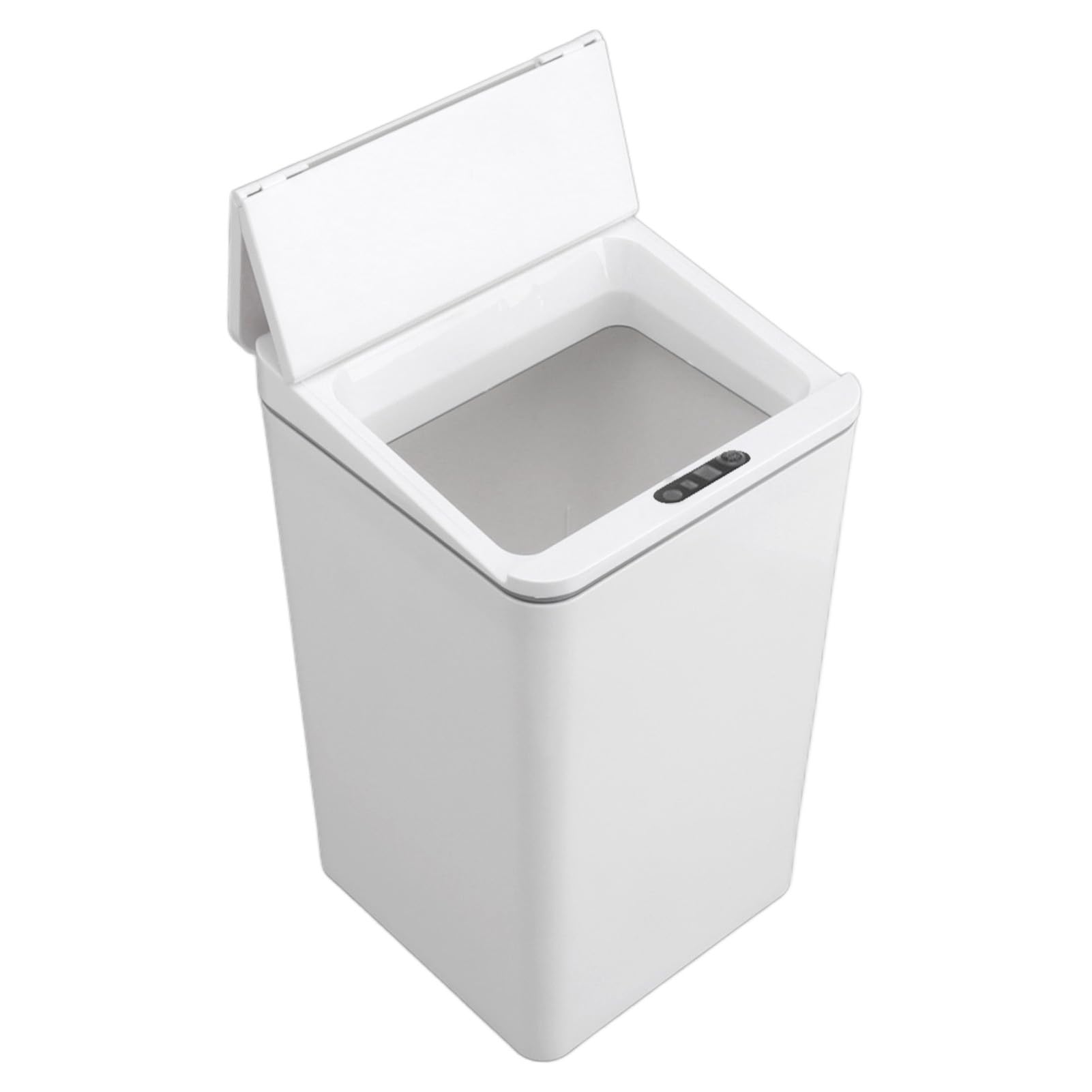 Eidustor Pattumiera automatica da bagno, confezione da 2 pezzi, da 3,5 galloni e 2,2 galloni, con sensore di movimento intelligente, con coperchio, piccolo bidone della spazzatura elettrico stretto