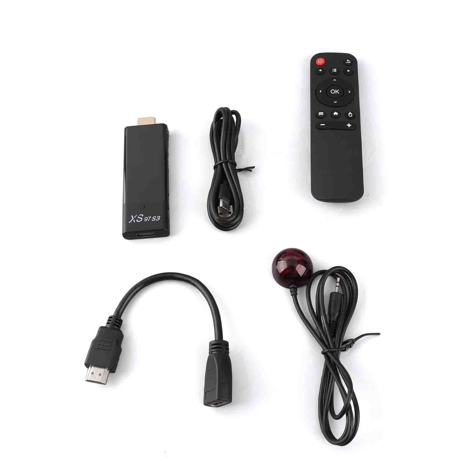 Chiavetta TV 4K Stick Lettore Multimediale in Streaming 4K Chiavetta TV HDR 2 GB RAM 8 GB ROM 10.0 con Telecomando per 10.0