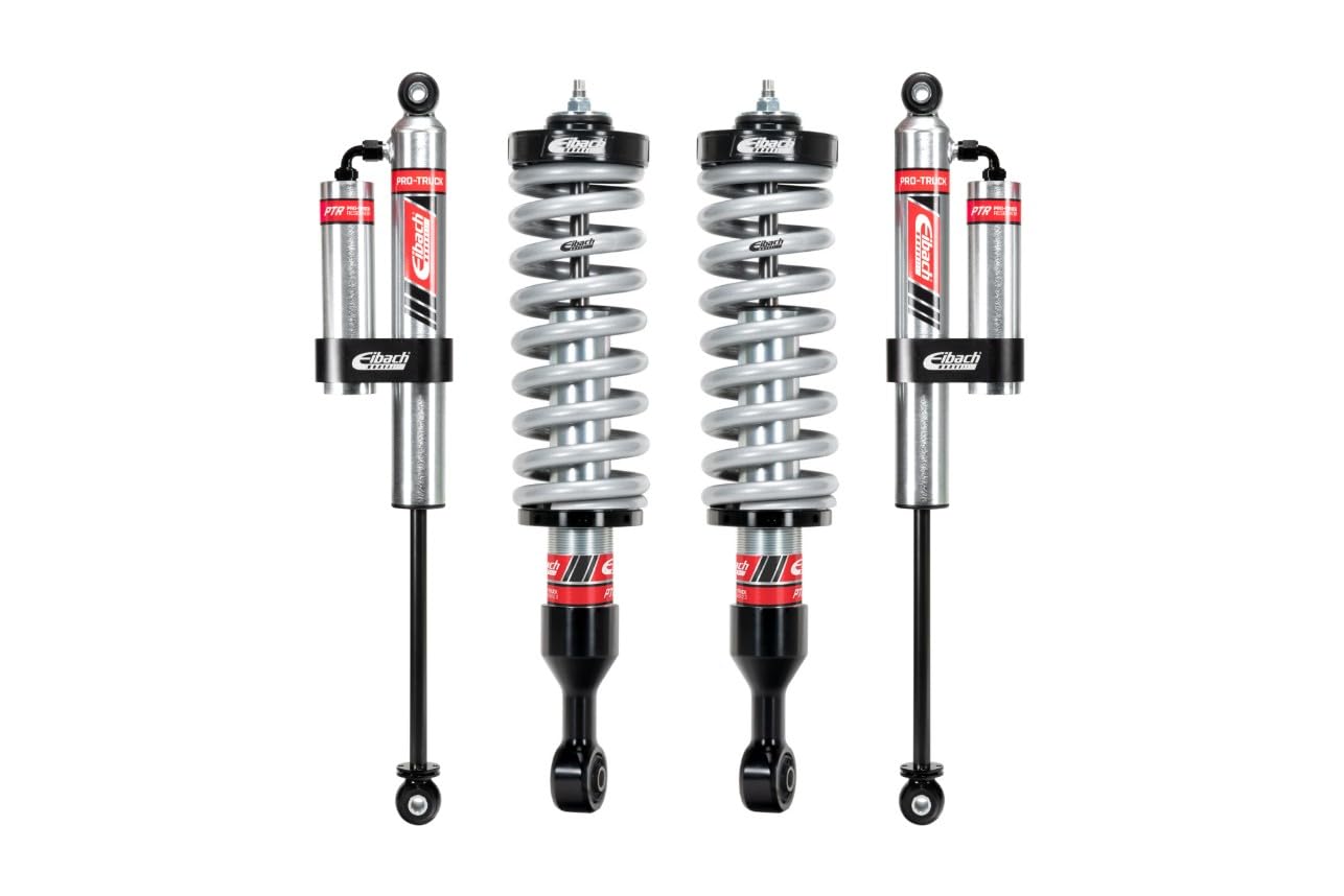 Suspension Lift Kit by Eibach – Aluminum, Silver/Black, Model EIBE86-23-007-02-22