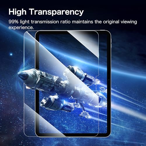 Image of FINTIE 2-Pack Screen Protector for iPad Pro 11-inch (M5) 2025 & (M4) 2024, [Face ID & Apple Pencil Compatible ] Anti Scratch Premium HD Clear 9H Hardness Tempered Glass Screen Protector