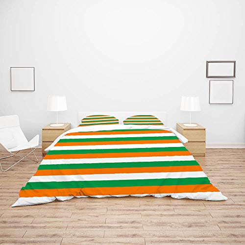 Housse de couette King size polyester durable et taie d'oreiller