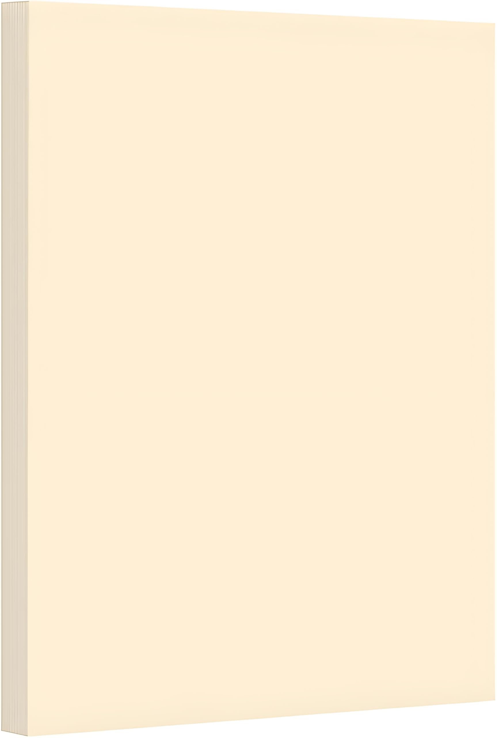 A4 Size Royal Crispy Cream Executive Bond Paper 100 GSM, Laid Finish Bond Paper for Invoicing & Billing, Presentation, Letter head, Art and Crafts etc Pack of 50 Sheets (Crispy Cream)