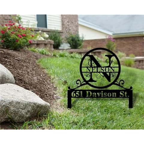Custom Metal Address Number Plaque by Riaeelvs Cover