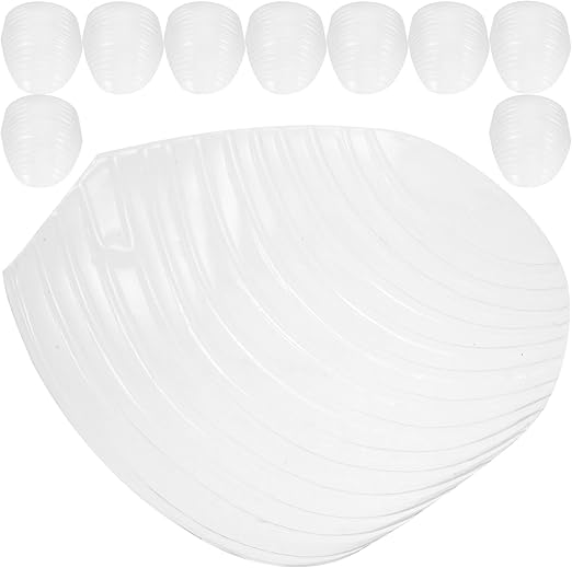 Luxshiny 10pcs Baseball Caps Inserts Shapers, Plastic Clear