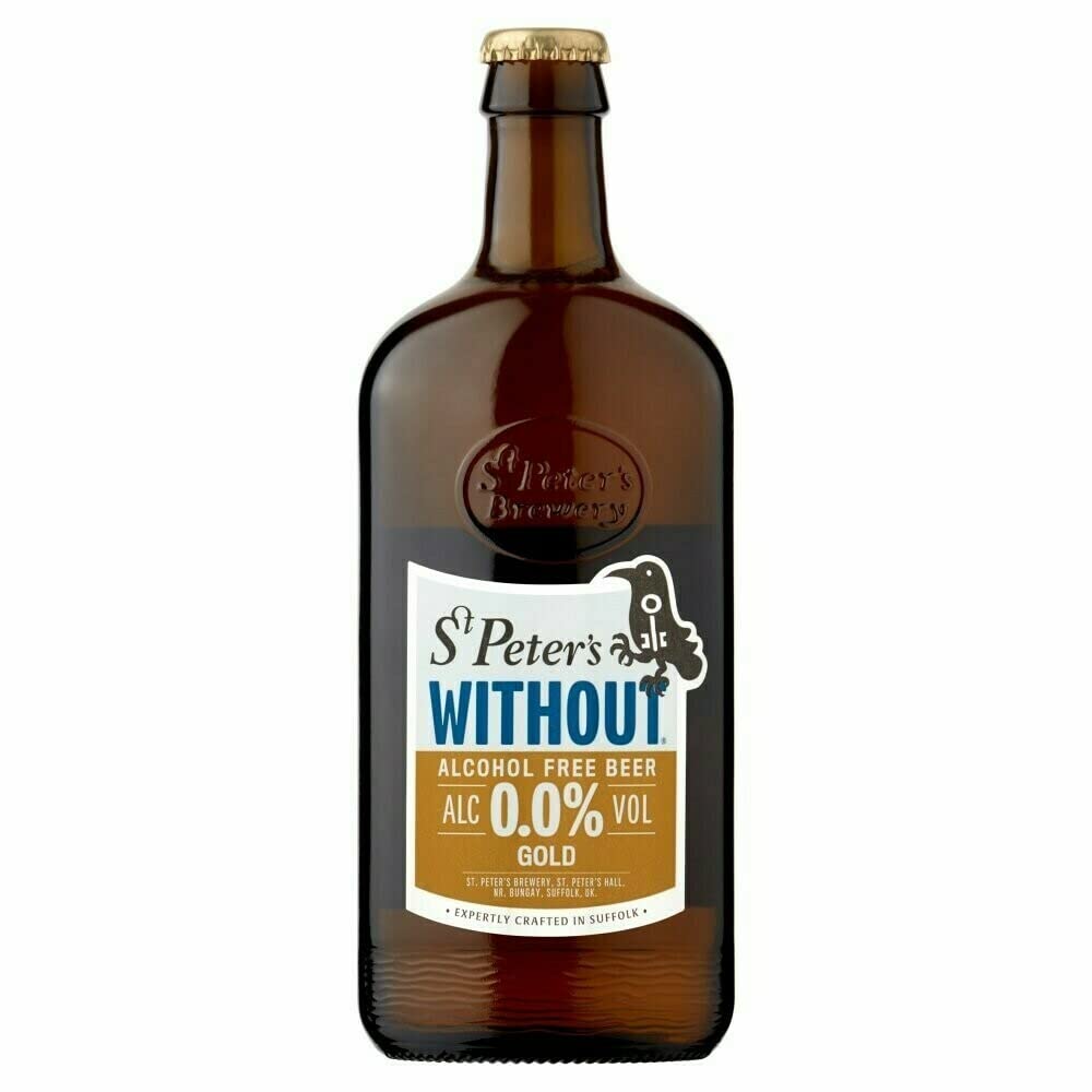St. Peter's Without Gold Non Alcoholic Beer, Case 12x500ml