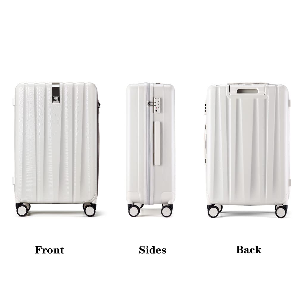 Koffer Hartschale,Trolley-Koffer,großes Fassungsvermögen,robuster Koffer mit 4 Spinner-Rollen./1786(Grey,20 inches)