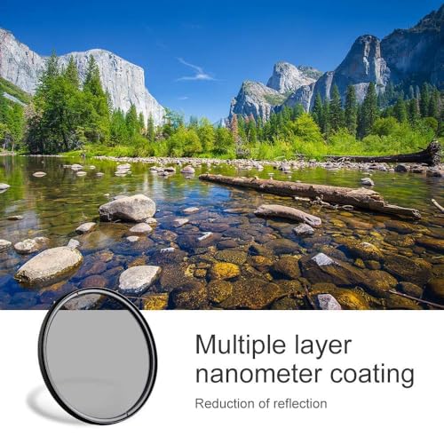 Image of FND MECO-Series Circular Polarizer Filter - 28 Layer Multi-Coated USA Technology Enhanced Color CPL (52 MM)