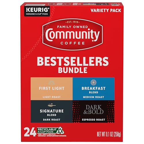 Image of Community Coffee Bestsellers Bundle Variety Pack, 24 ct K-Cup Pods (Pack of 1)