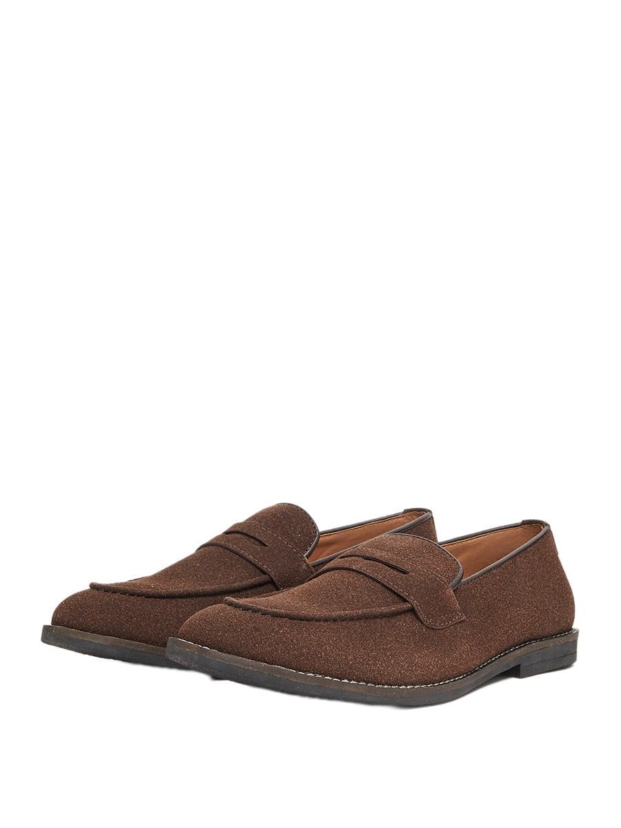 Men's Classic Suede Slip-On Loafers | Cushioned Insole | Lightweight Comfortable Casual Shoes | Durable Sole | Everyday & Smart Casual Wear-image-27