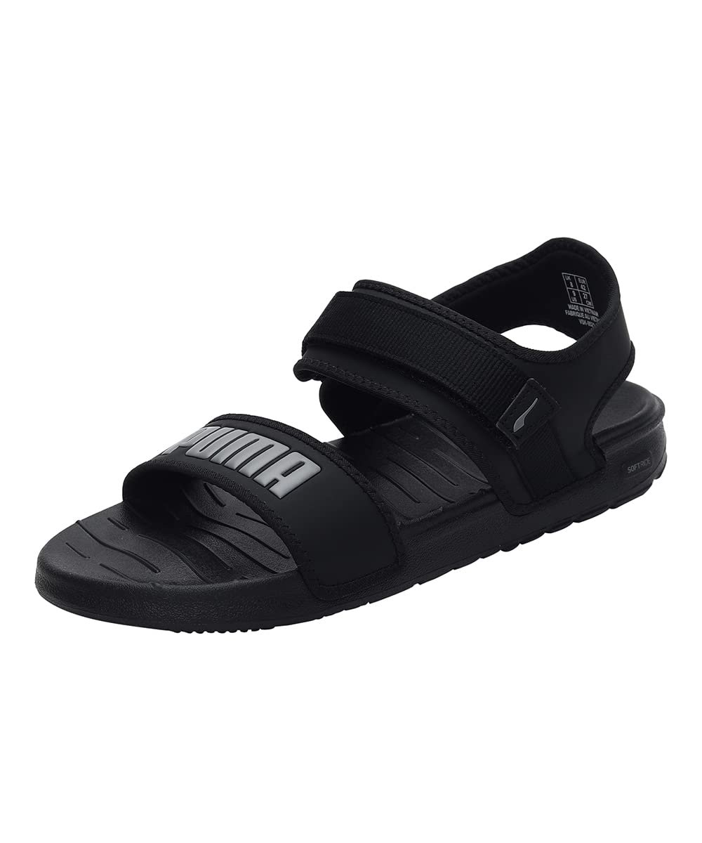 Puma Unisex Adult Softride Sandal Black-Castlerock Sandal-11 Kids UK (37510401) (B08TC6BFLW) Amazon Price History, Amazon Price Tracker