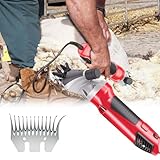 Photo Gallery whaeoy tosatrice elettrica a 6 velocità 1000w, tosatrice elettrica per lana, con lame ricambio, per risparmiare lavoro, tosatrici resistenti per pecore, capre, alpaca e lama,13 tooth curved knife Photo Gallery whaeoy tosatrice elettrica a 6 velocità 1000w, tosatrice elettrica per lana, con lame ricambio, per risparmiare lavoro, tosatrici resistenti per pecore, capre, alpaca e lama,13 tooth curved knife