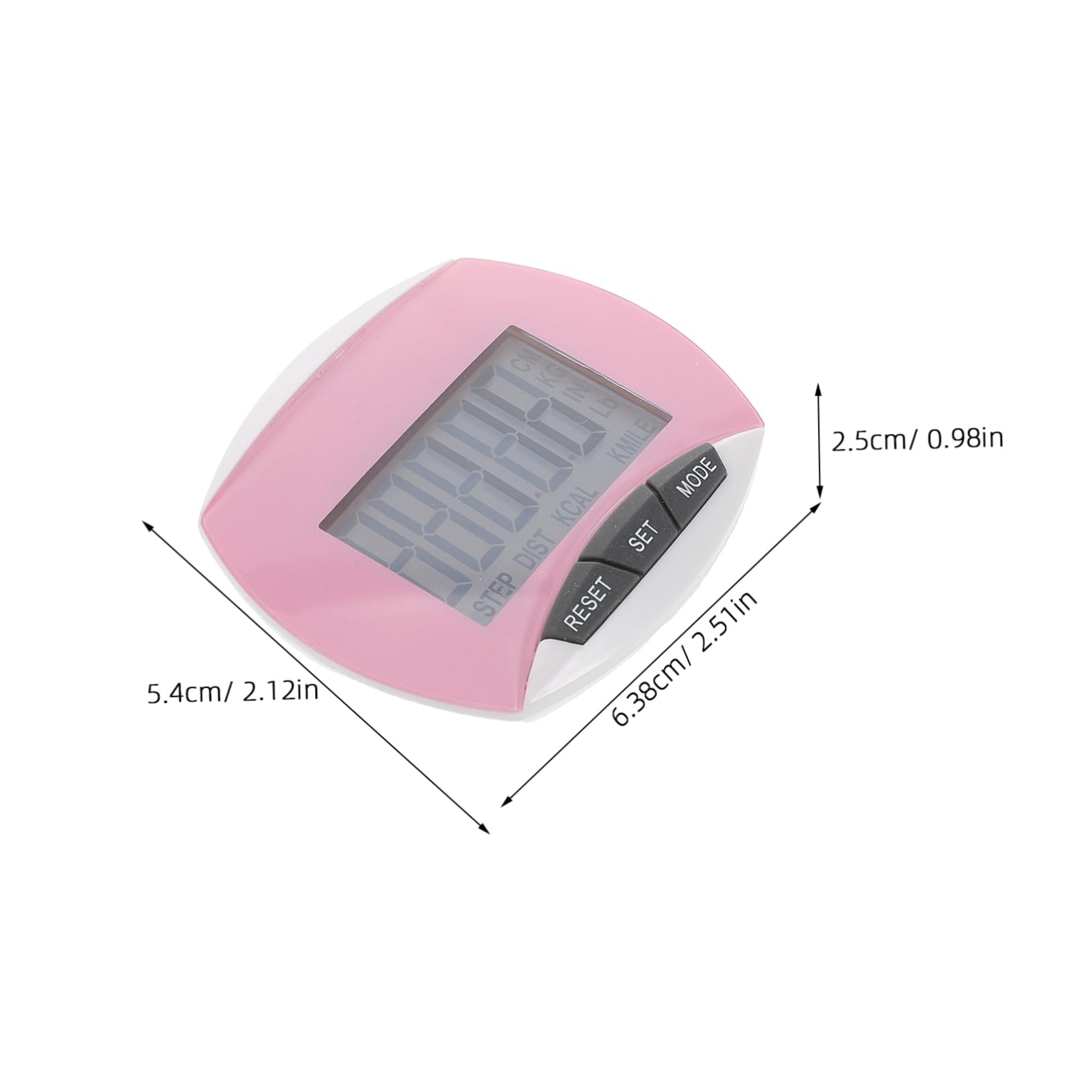 HONMEET Fitness Convenient Passometer Accurate Pedometer Step Counter Walking Multifunctional Pedometer for Women