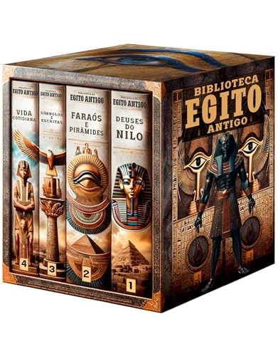 Biblioteca Egito Antigo : 4 LIVROS : Descobrindo os Segredos Milenares do Egito: Entre Deuses e Dinastias: Tradições, Mistérios e Vida no Egito Antigo - Ankh, Olivia