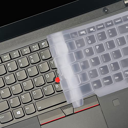 Image of Keyboard Cover for Lenovo Thinkpad X1 Carbon 14 inch 2017 2018 2019 5th /6th /7th, ThinkPad X1 Yoga 2017 Gen, New S2, ThinkPad A475 L460 L470 T460 T460p T460s T470 T470p T470s 14 inch -Clear