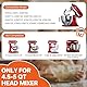 FUNYKICH Flachrührer-Aufsatz für KitchenAid 4,5/5 Quart Flex Edge Tilt-Head Standmixer,KitchenAid Zubehör mit 6PCS Kuchenschaber,Silikonkanten Rührbesen Ersatzteile für KitchenAid,Spülmaschinenfest
