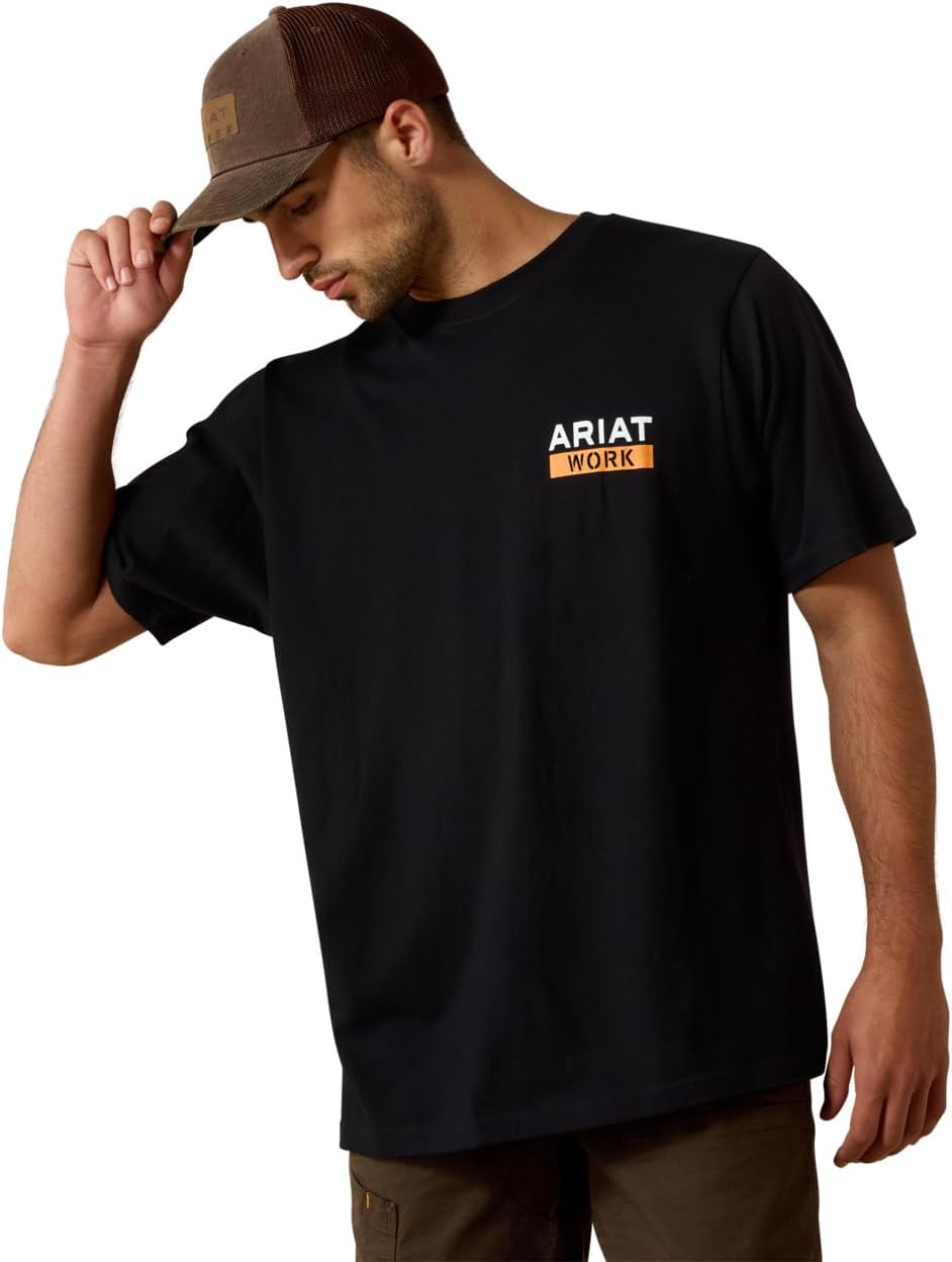 Men's Rebar Cotton Strong Roughneck Graphic T-Shirt