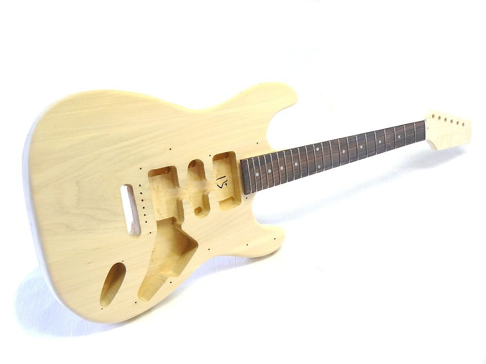 E-Gitarren-Bausatz/Guitar DIY Kit "ML-Factory" Style I Linde/Palisander ohne Hardware