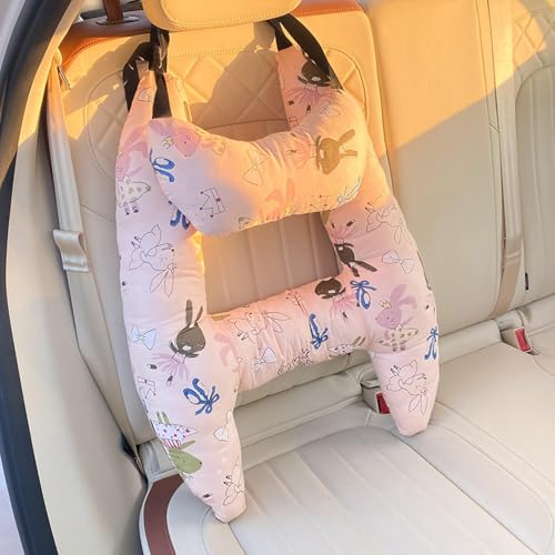 Almohada universal para cuello coche forma H para viaje miniatura 1