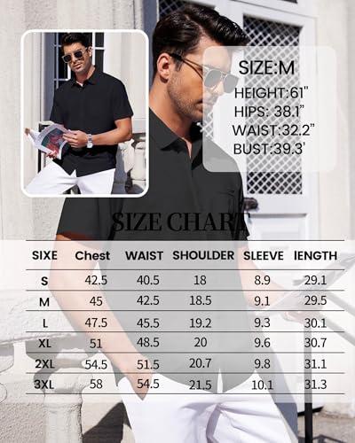 Mens Short Sleeve Dress Shirts Business Casual Button Down Shirt Summer Beach Wedding Untucked Shirts with Pocket4