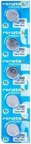 Baterías de reloj Renata #390 5Pcs