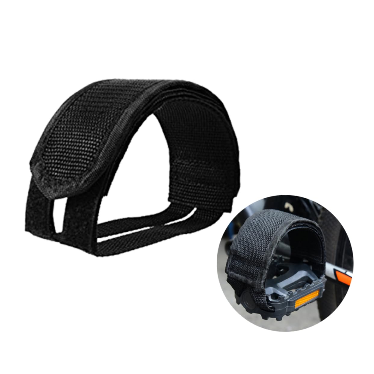 Lot De 4 Sangles De Pédale Réglables En Nylon – Fixation Anti-abrasion Pour VTT Et Vélo De Route – Ajustement Universel Pour Plus De Confort Et Sécurité