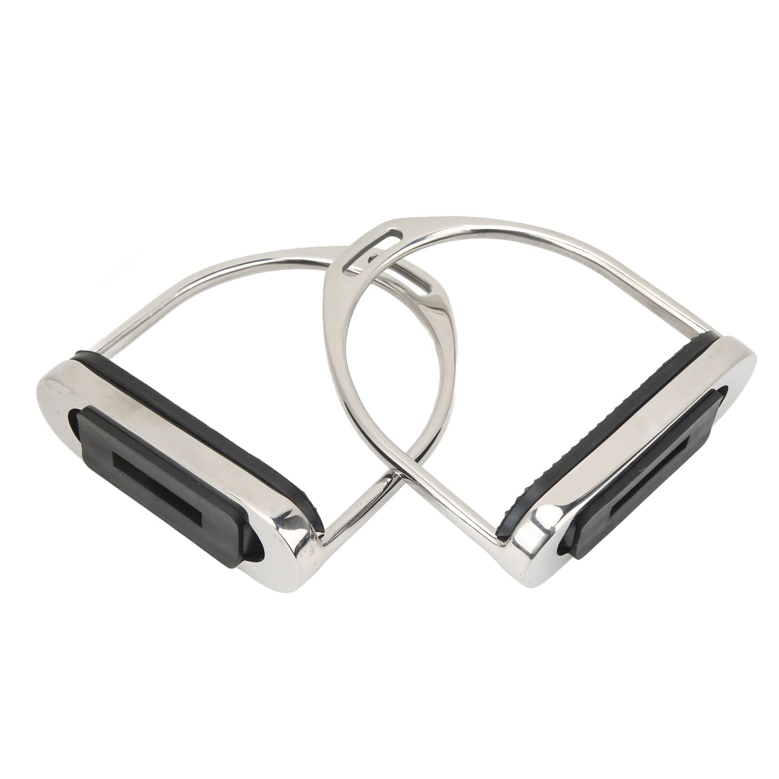 TANIQIACA Stainless Steel Horse Riding Stirrups, AntiSkid Design, Super Lightweight, Equestrian Saddles Accessories, Perfect for Professionals or Riding Lovers, and Safe, Easy