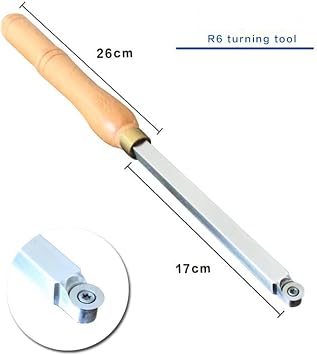 HSS Lathe Chisels Set,5 Pcs Wood Turning Chisel Set for Professionals or Hobbyist Wood Working for Wood Craft Woodworking