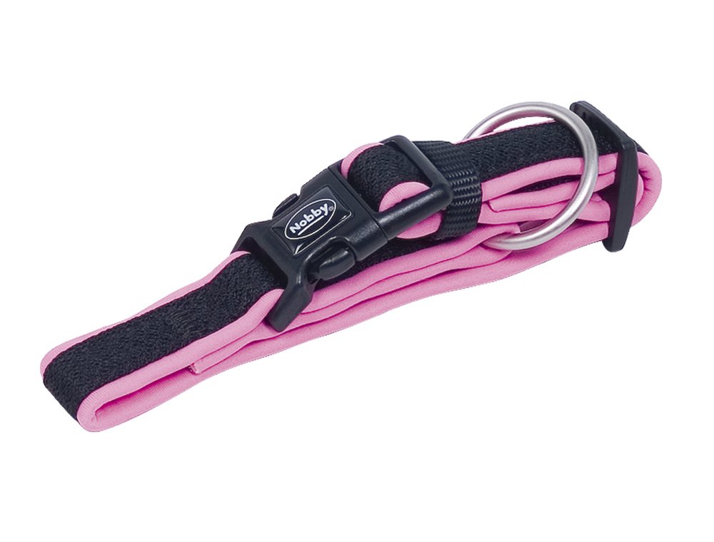 Nobby Preno Mesh Dog Collar, 45 - 65 cm/25 - 35 mm, Pink