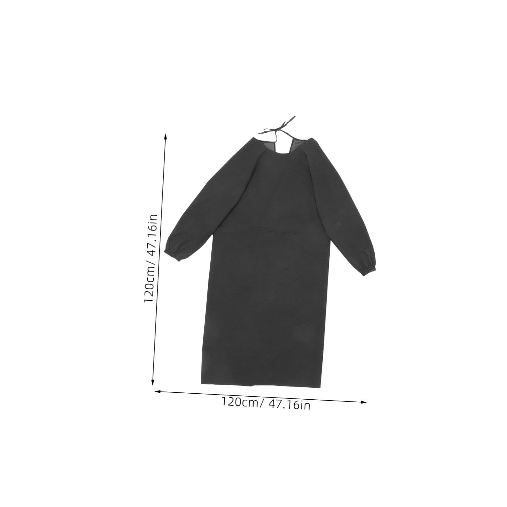 OSALADI Waterproof and Oilproof Long Sleeve Smock for Kitchen Cooking Apron for Dishwashing Reusable Work Apron for Men and Women