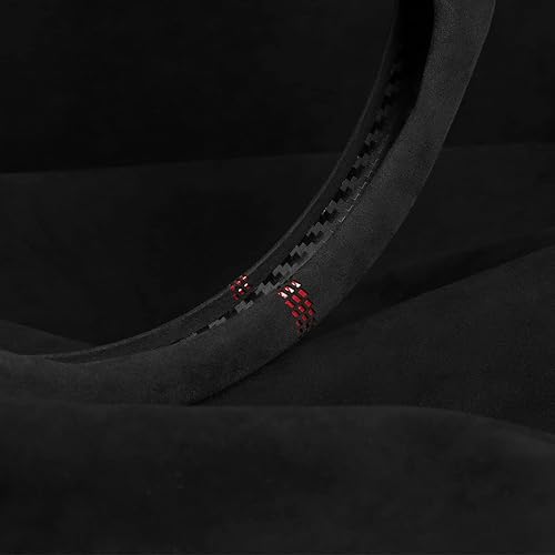 Miniatura 5 de MEWANT Funda universal antideslizante para volante Alcantara para BMW M Sport F10 F15 F22 F23 F30 F34 F32 F33 F07 F12 F25
