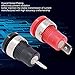 Yosoo Health Gear 10PCS 4mm Banana Female Jack Panel,Socket Safe Return Type Red Black Safety Adapter Panel Chassis Soldering Type Terminal Block for Electronic Industrial Equipment