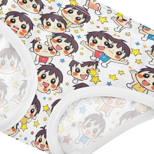 Joisal Cute Cartoon Characters Starts Cute Panties Girl Toddler Girls Underwear Cotton Designer Undies Kids Briefs 2t4
