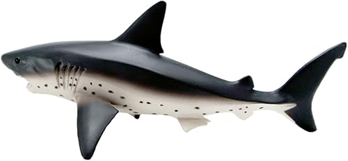 Miniatura 4 de Safari Ltd. Figura de tiburón salmón  Pintada a mano, realista modelo de 5.5 pulgadas  Divertido juguete educativo del océano para niños, niñas y
