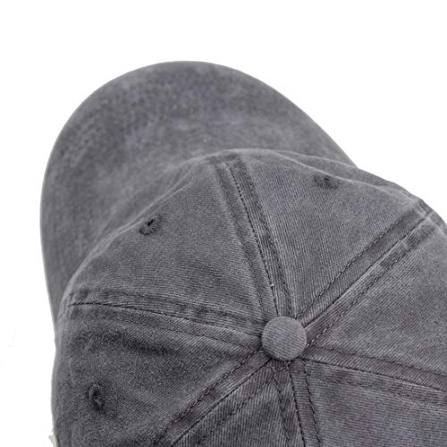 Image of HH HOFNEN Baseball Cap Washed Cotton Unstructured Vintage Hat for Men Women | Unisex Sports Ball Caps Sun Protection Adjustable Outdoor Curved-Brim Dad Hat Classic Plain Cap