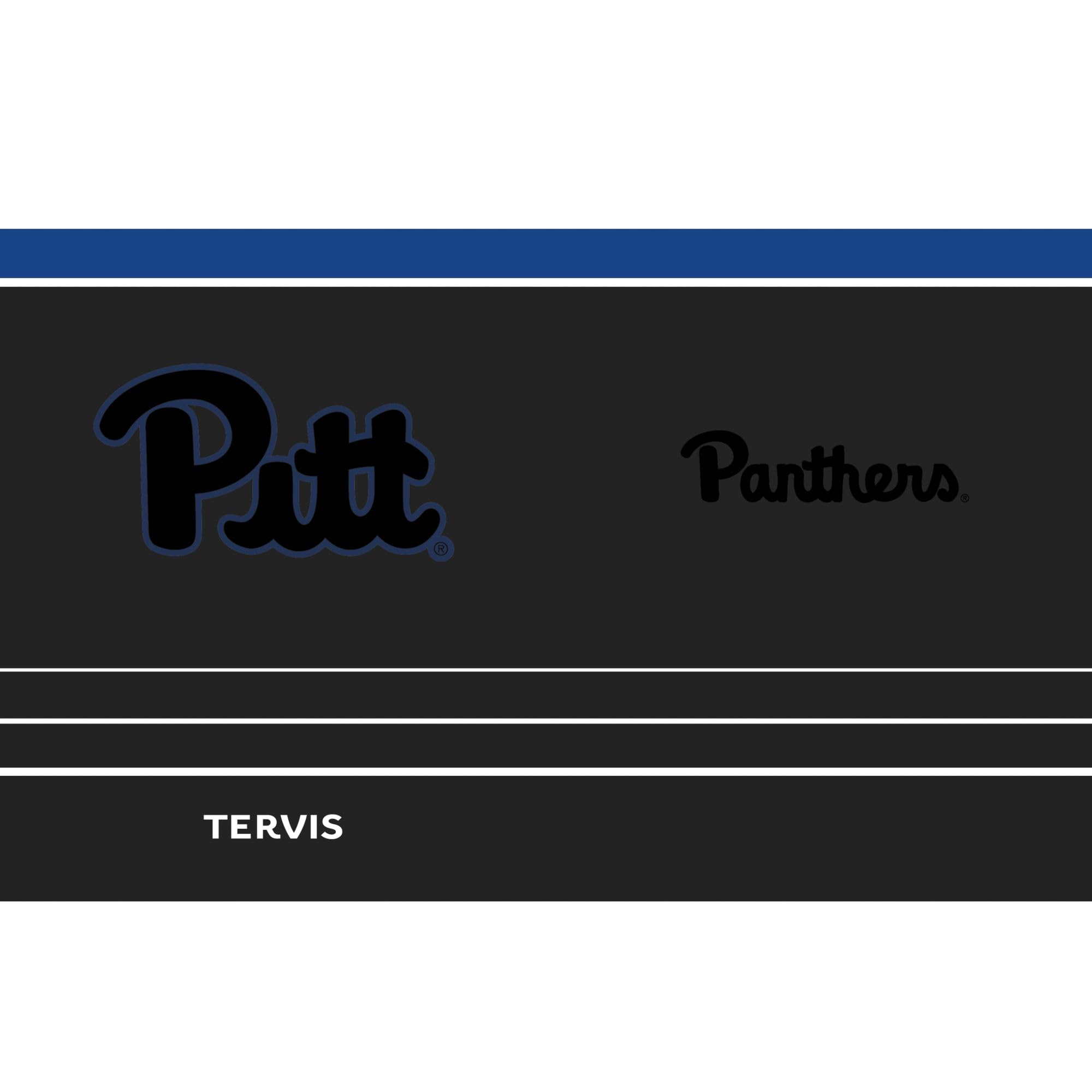 Tervis Traveler Pittsburgh Panthers – Nachtspiel, dreiwandiger, isolierter Reisebecher, hält Getränke kalt und heiß, 590 ml, Edelstahl