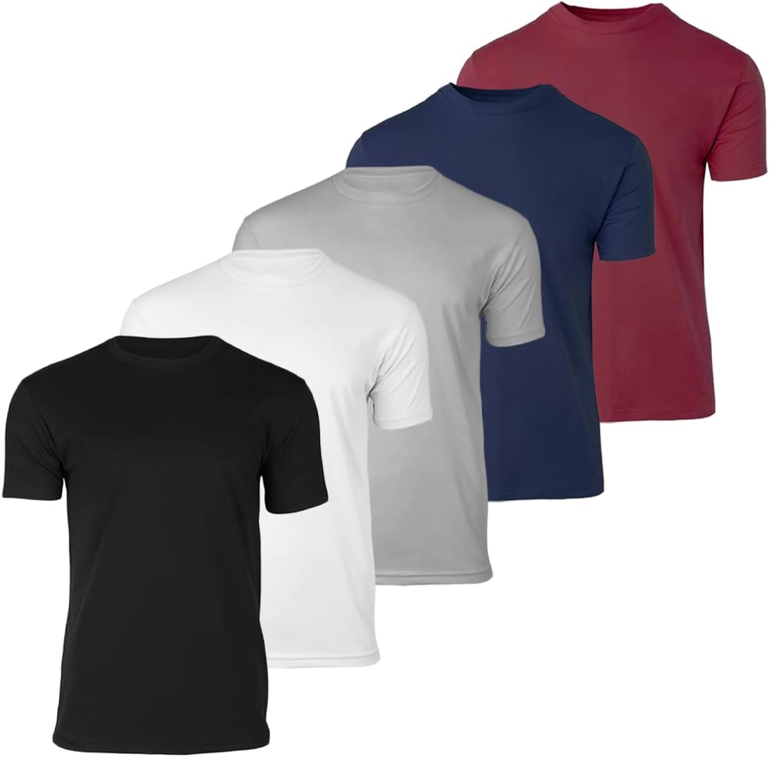 Kit 5 Camisetas Masculinas Básicas 100% Algodão Premium